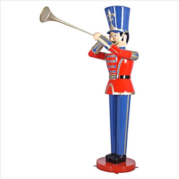 Fiberglass Trumpeting Soldier Statue Outdoor Display Classical Nutcracker